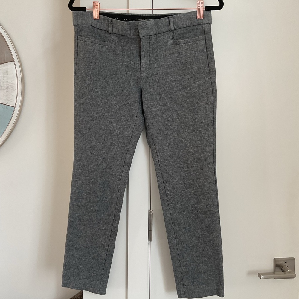 Sloane Grey Ankle Pant with that perfect office look. - Picture 3 of 8
